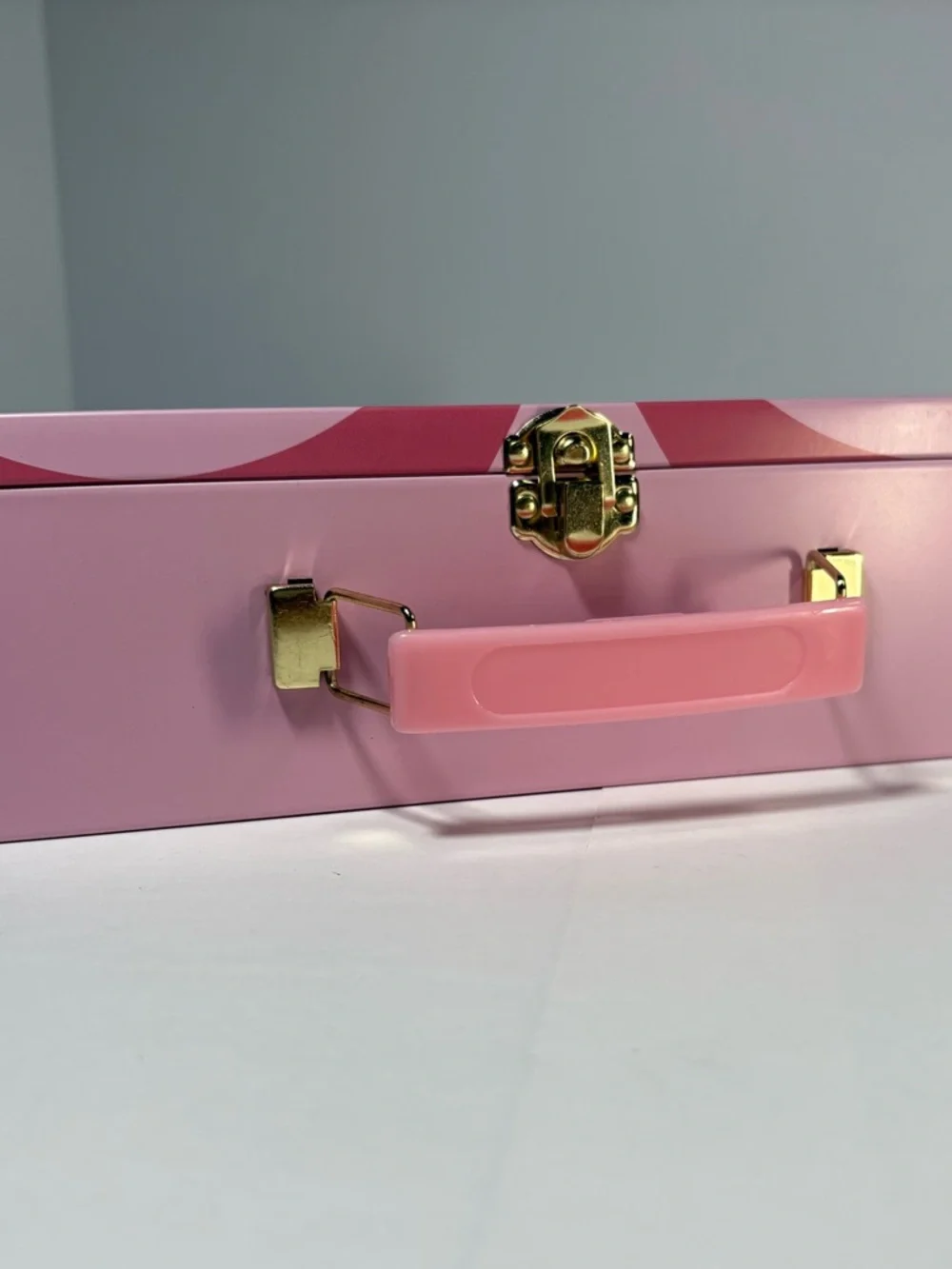 Truly Beauty Powerpuff Girls Tin Lunch Box Collector Case CN Y2K Pink Heart